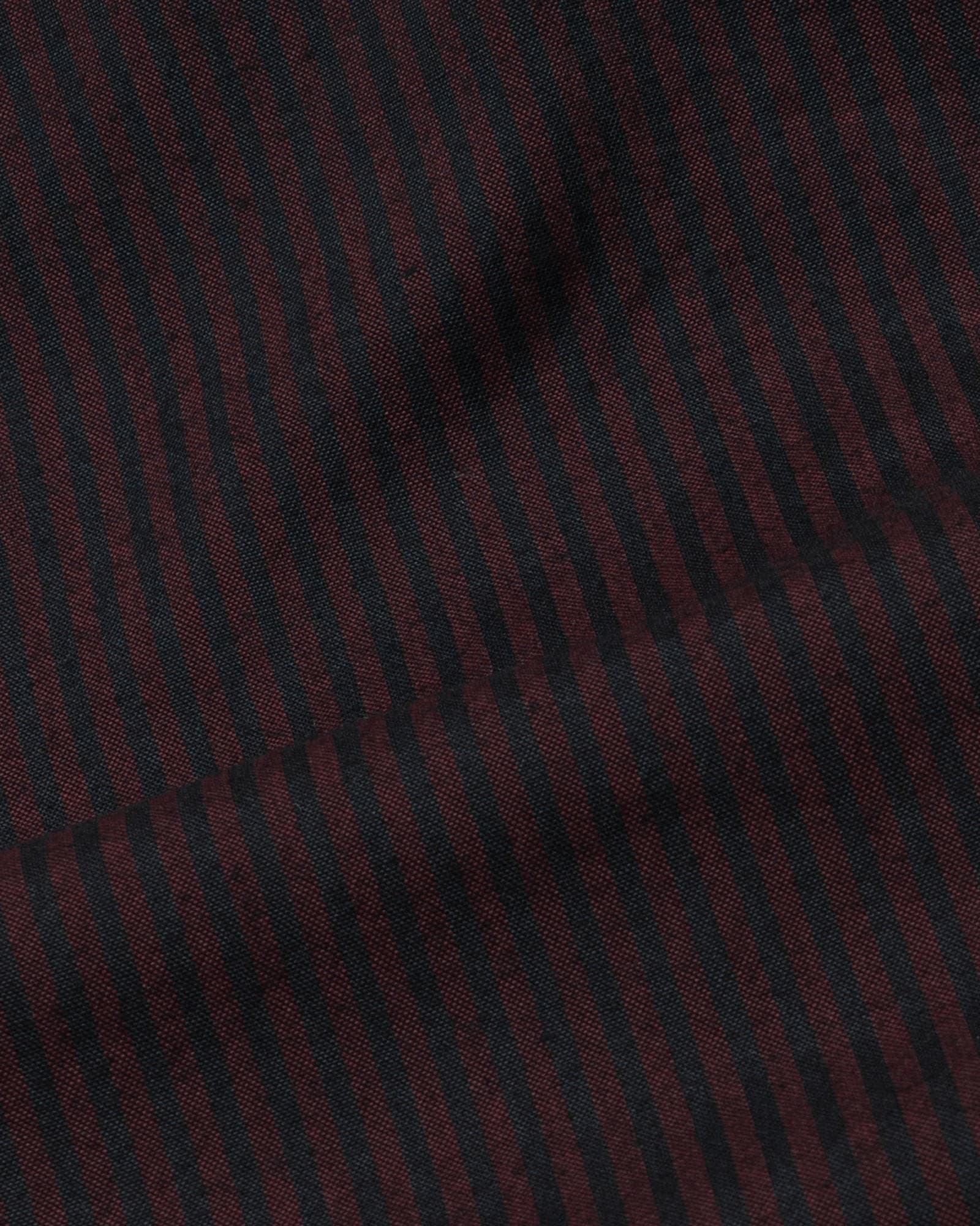 Destiny Red Stripes Oxford Cotton Shirt