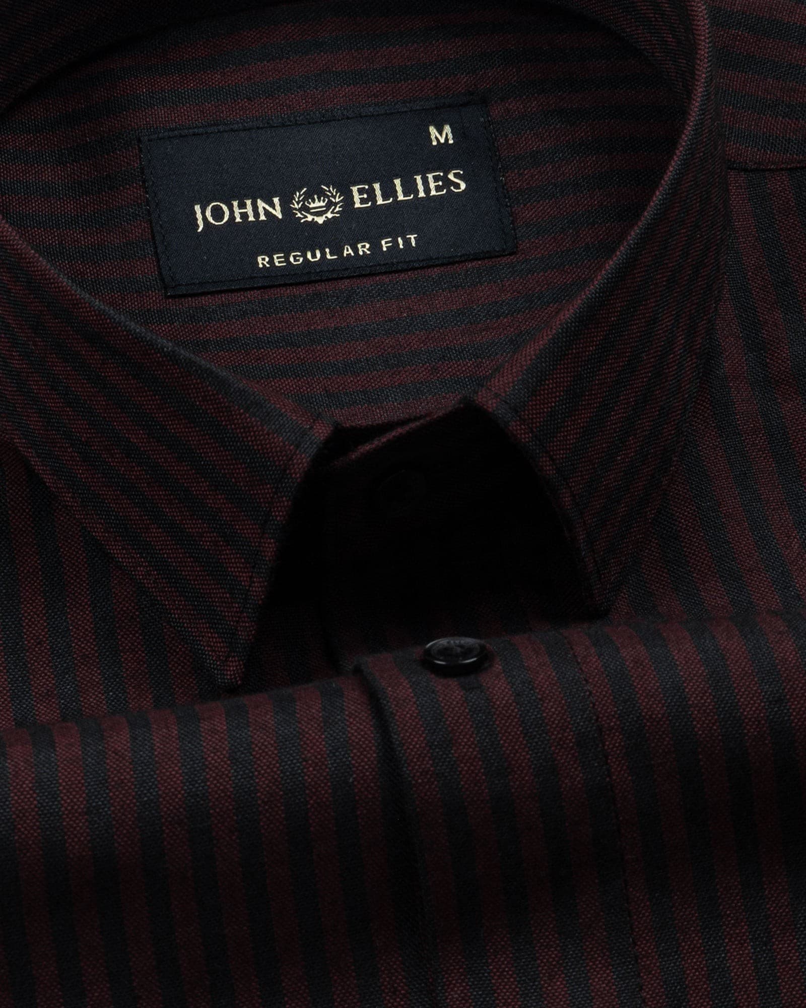 Destiny Red Stripes Oxford Cotton Shirt