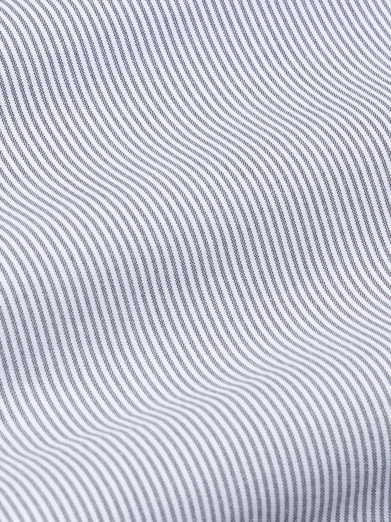 Zanrix Black Stripe Button Down Oxford Cotton Shirt