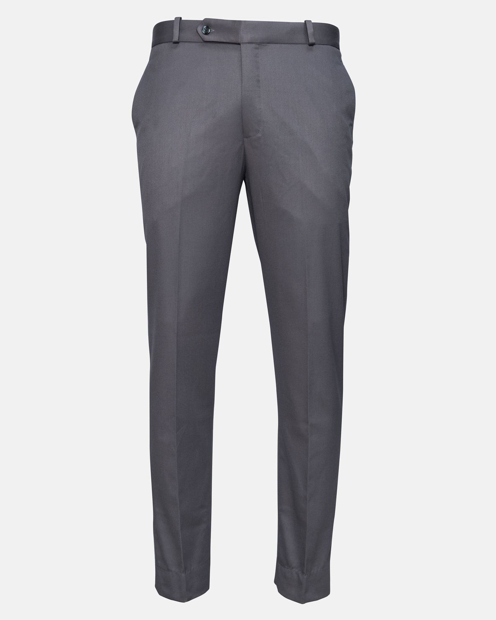 Canes Grey Plain Formal Cotton Pant