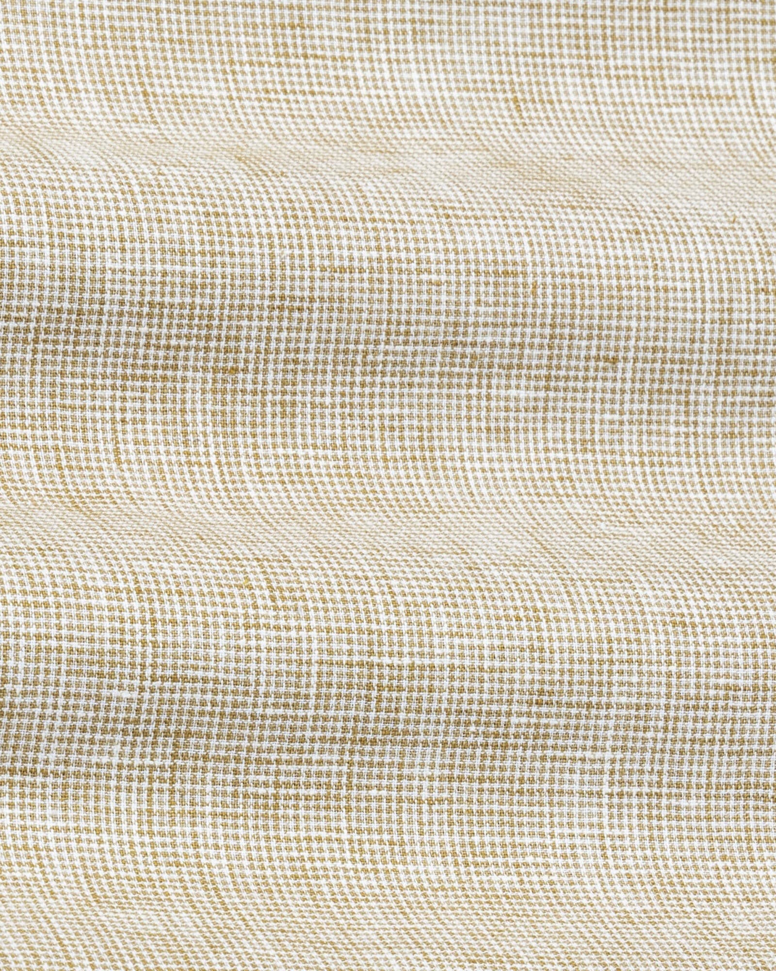 Isaac Brown Check Button Down Linen Shirt