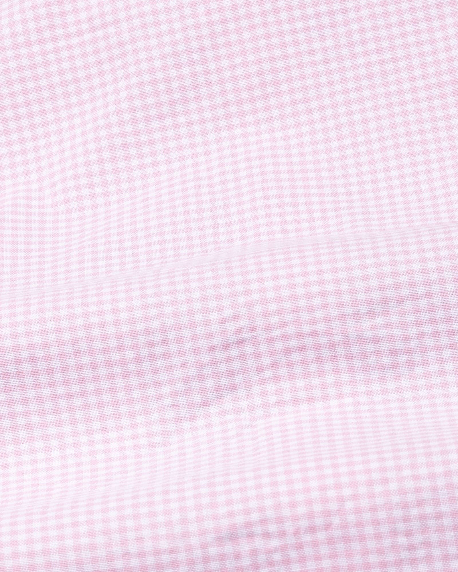 Cipher Pink Check Button Down Oxford Cotton Shirt