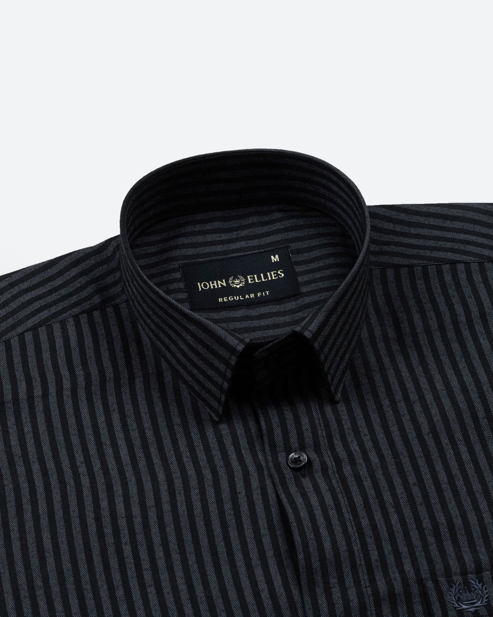 Destiny Grey Stripes Oxford Cotton Shirt