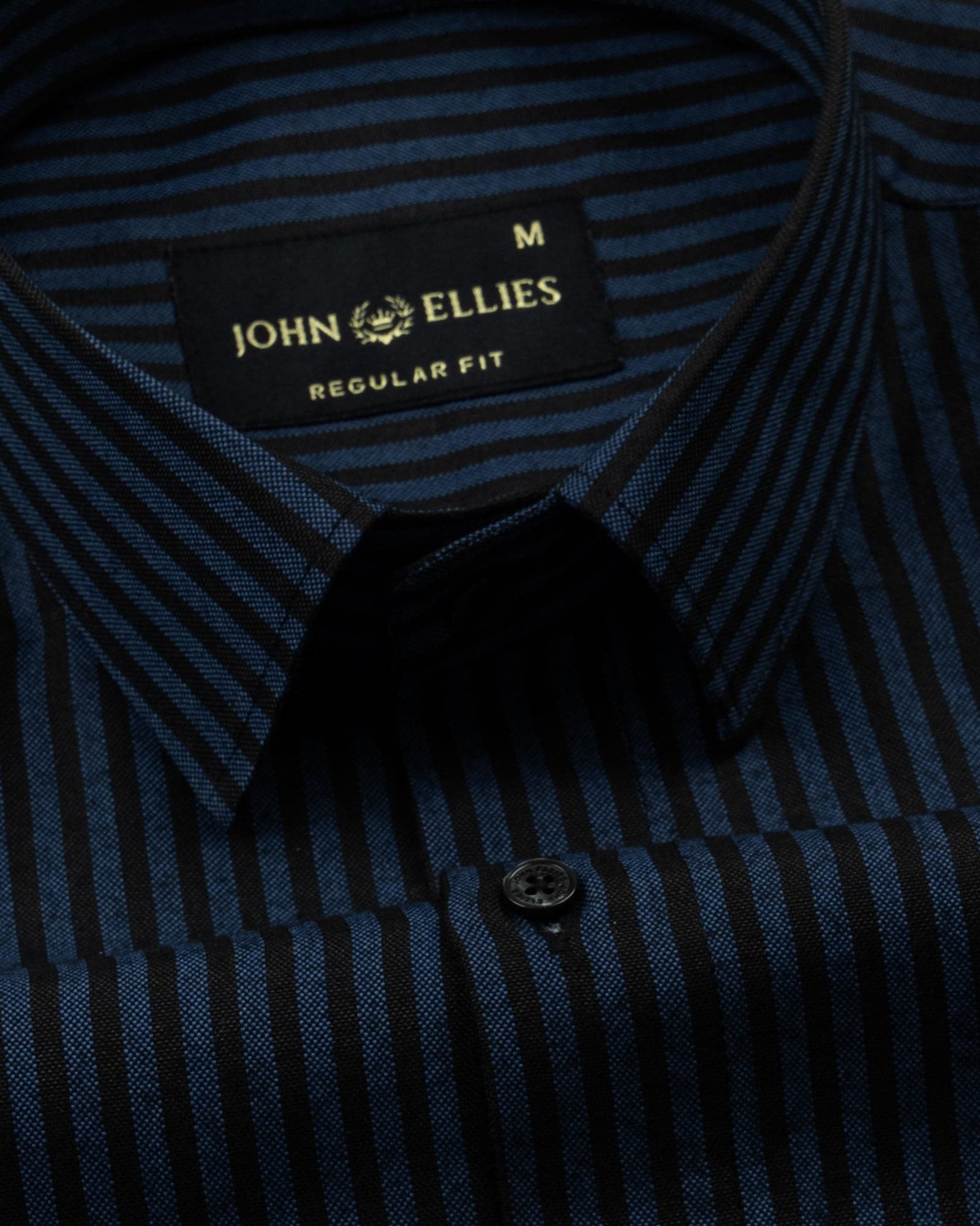 Destiny Blue Stripes Oxford Cotton Shirt
