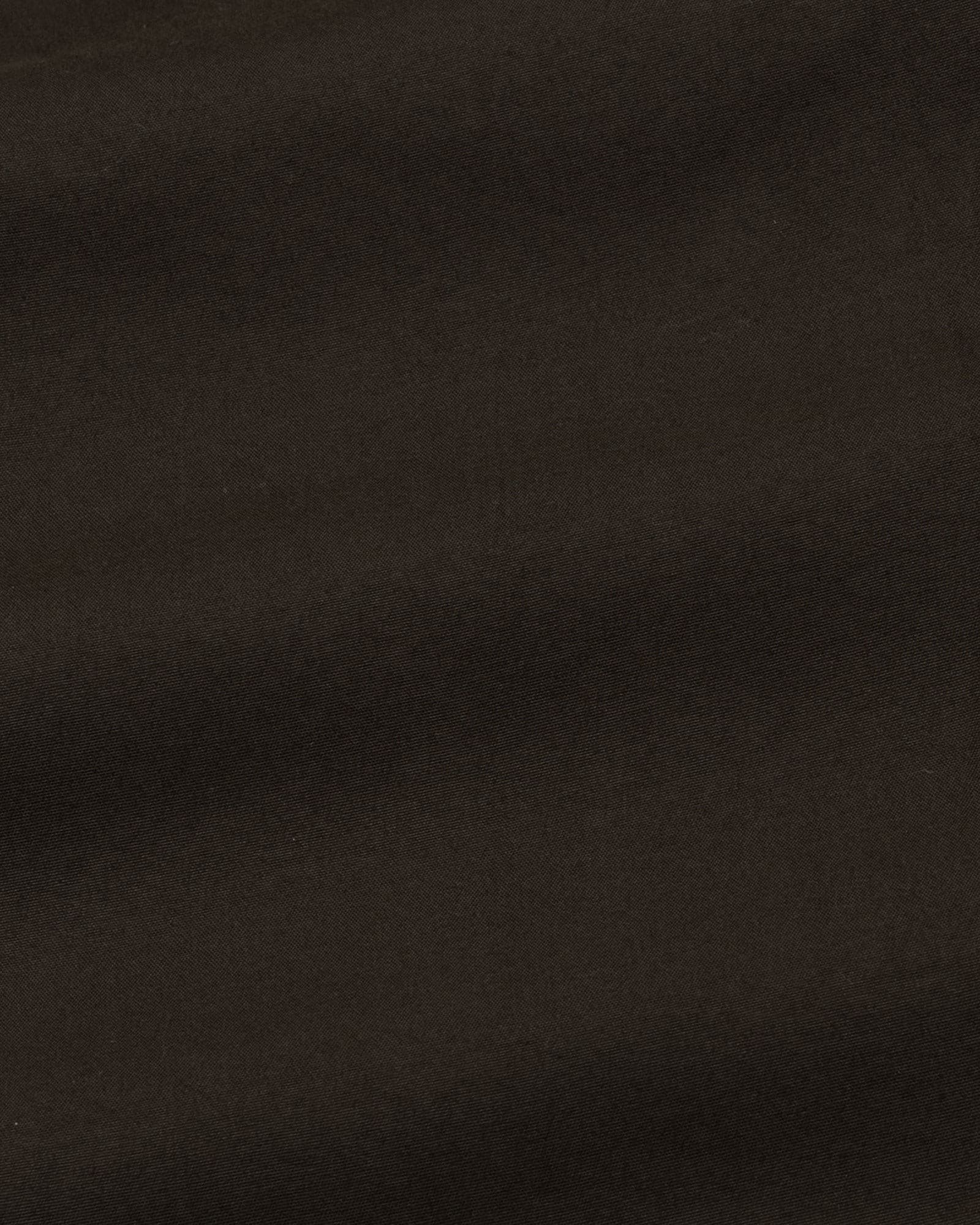 Monza Coffee Plain Button Down Polyester Shirt