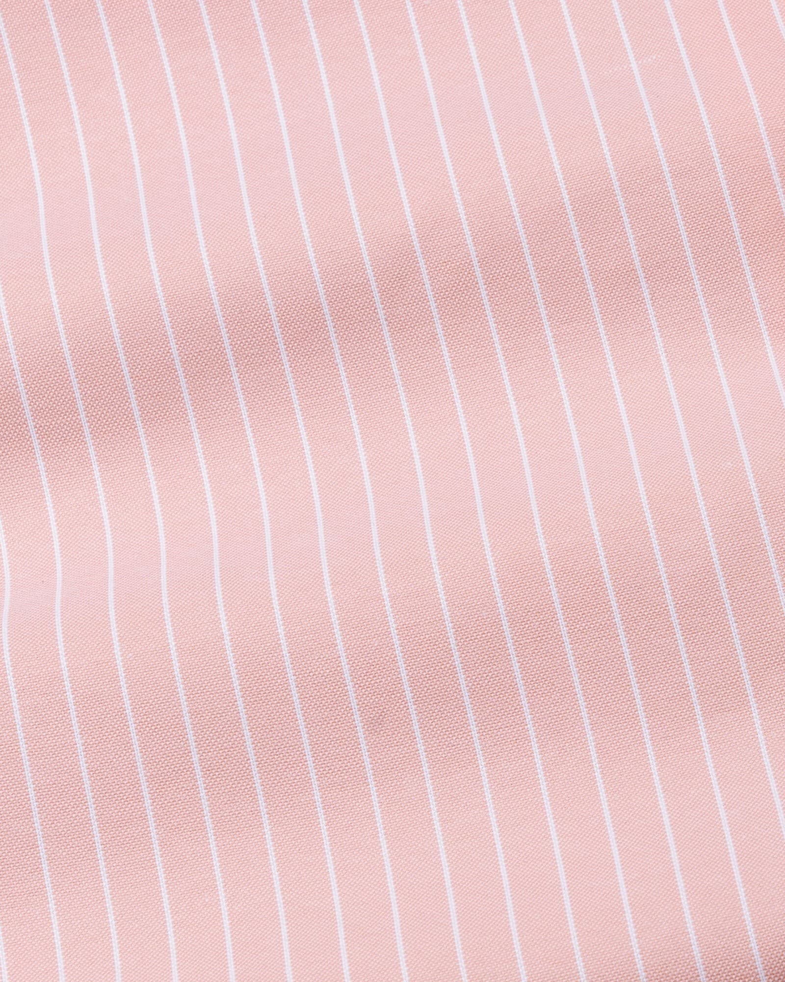 Seashel Orange Stripe Button Down Oxford Cotton Shirt