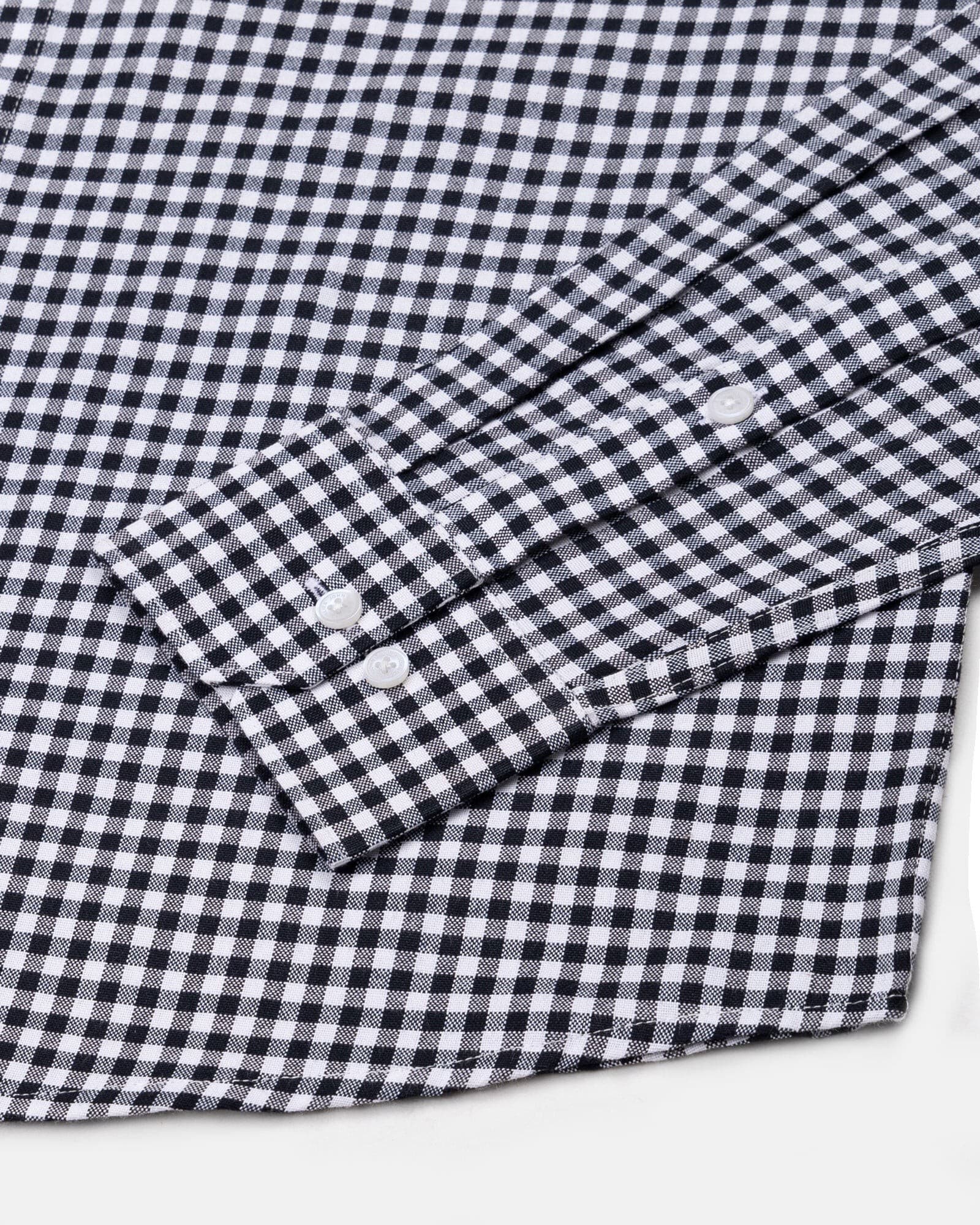 Prascot Black Check Oxford Cotton Shirt