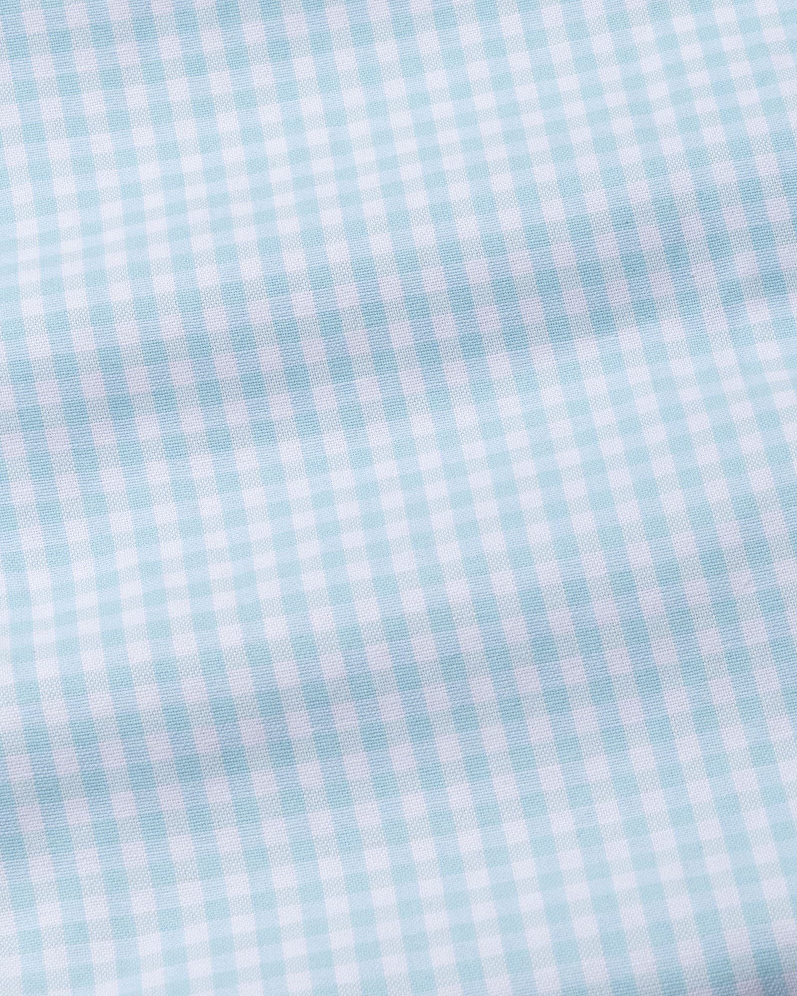 Prascot Sky Blue Check Oxford Cotton Shirt