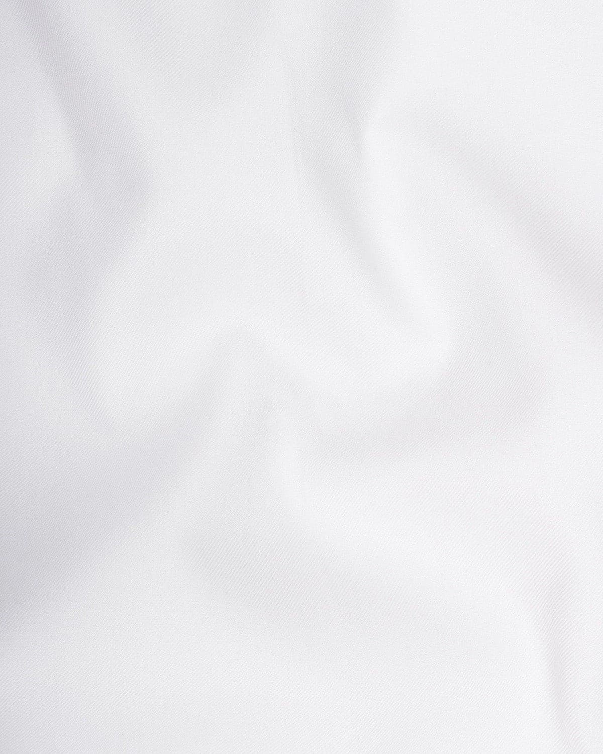 Bright White Normal Fit Pant For Men