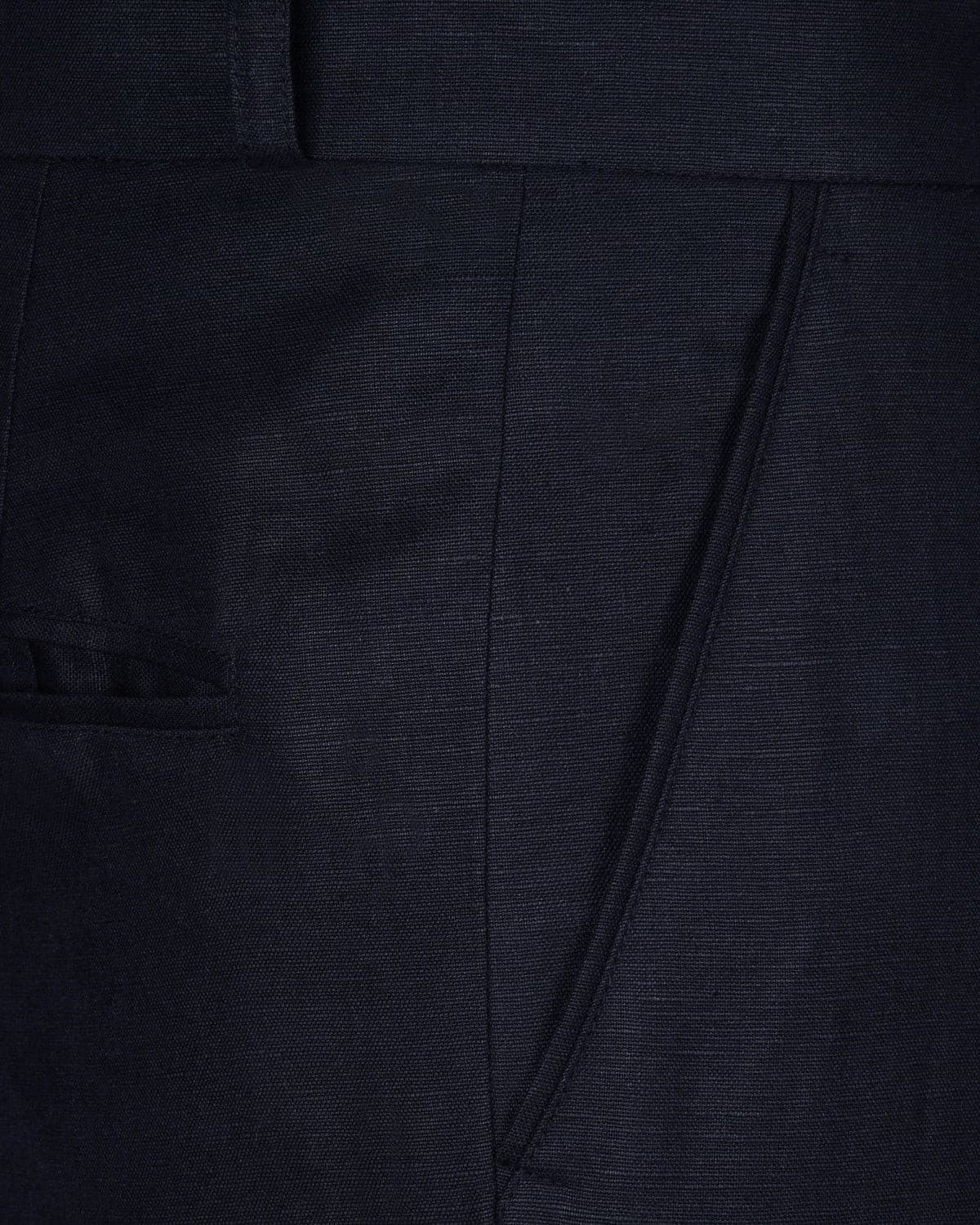 Navy Blue Luxurious Linen Pant