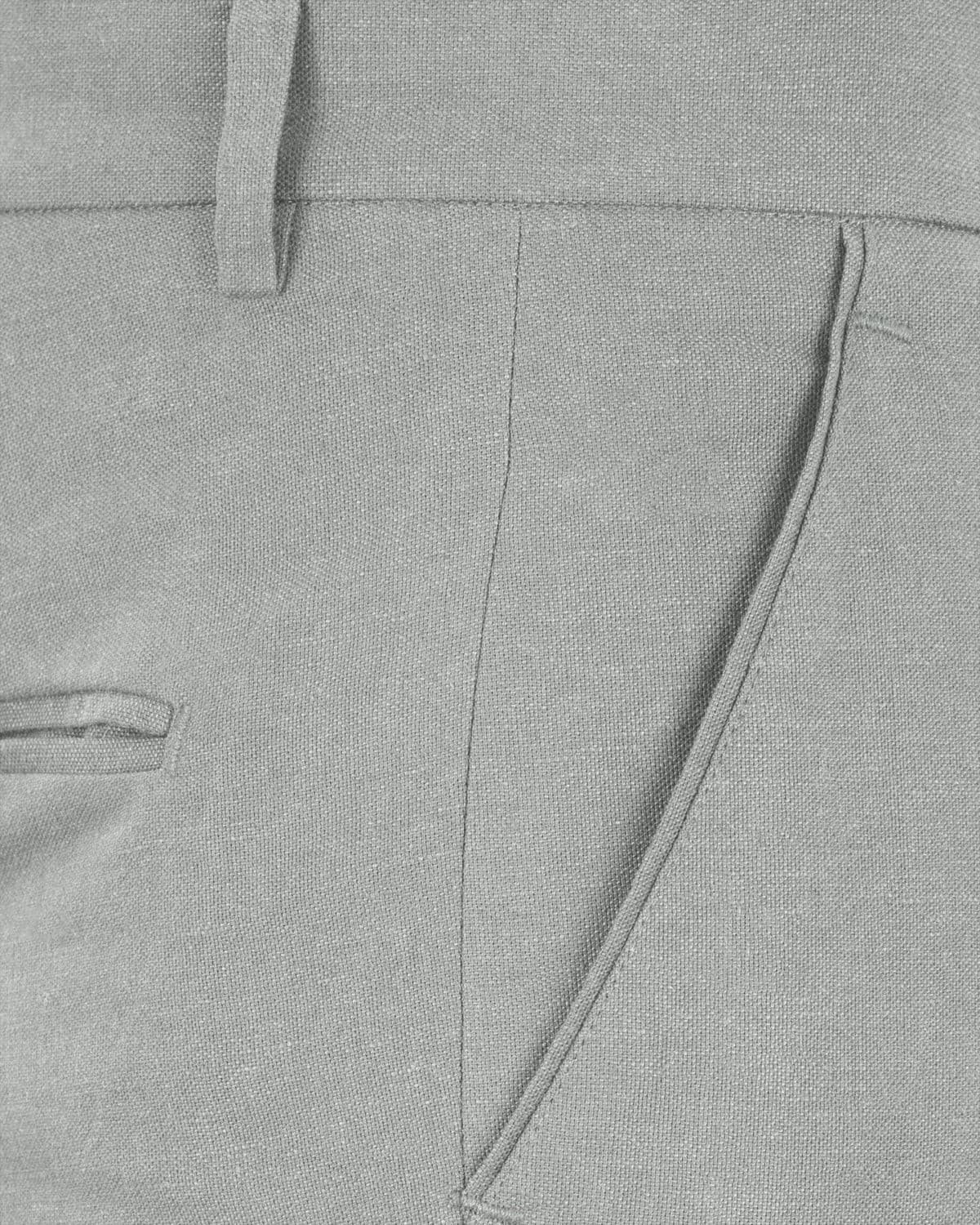 Ghost Silver Luxurious Linen Pant