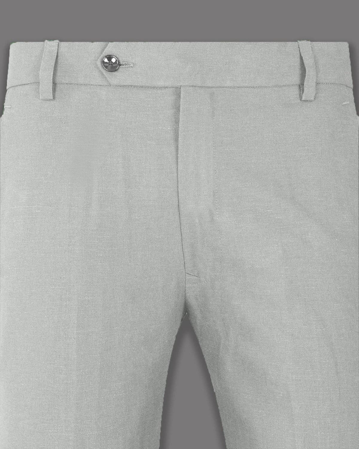 Ghost Silver Luxurious Linen Pant