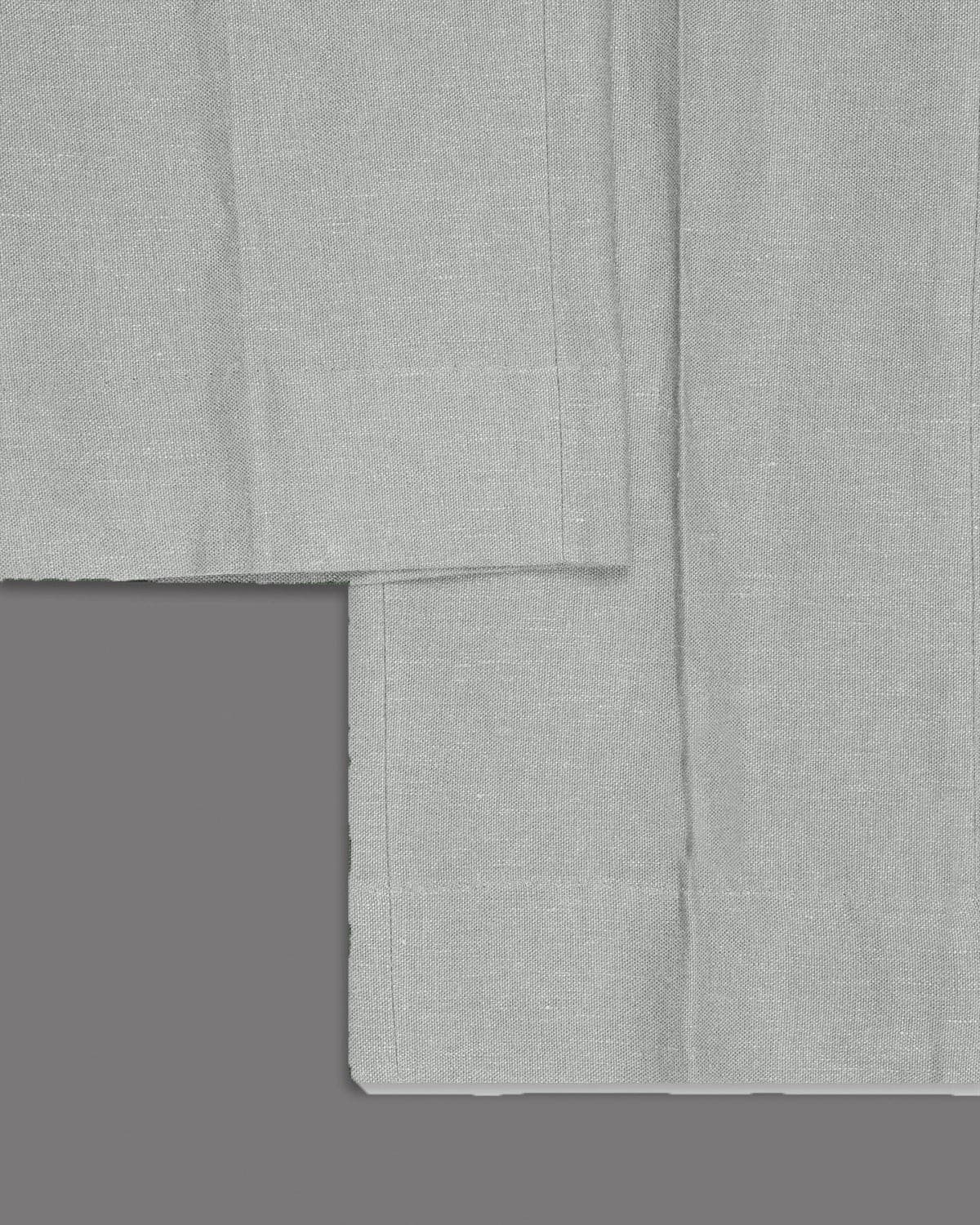 Ghost Silver Luxurious Linen Pant