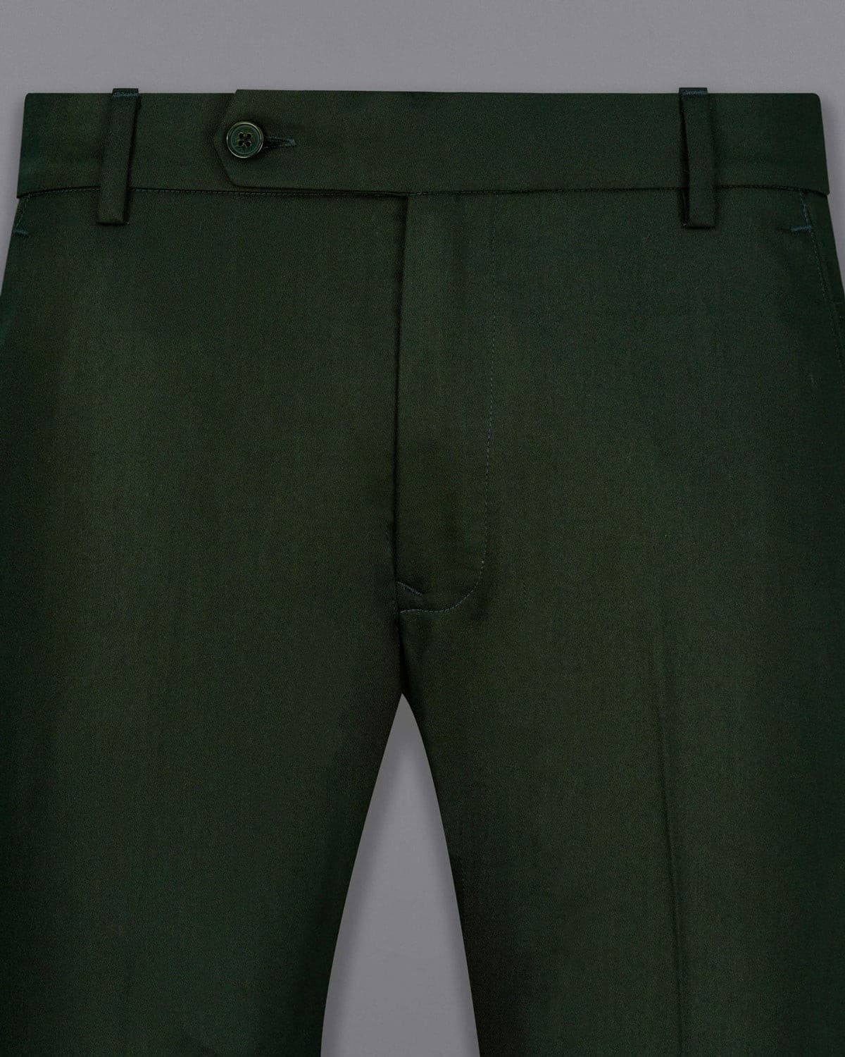 Army Green Normal Fit Trousers