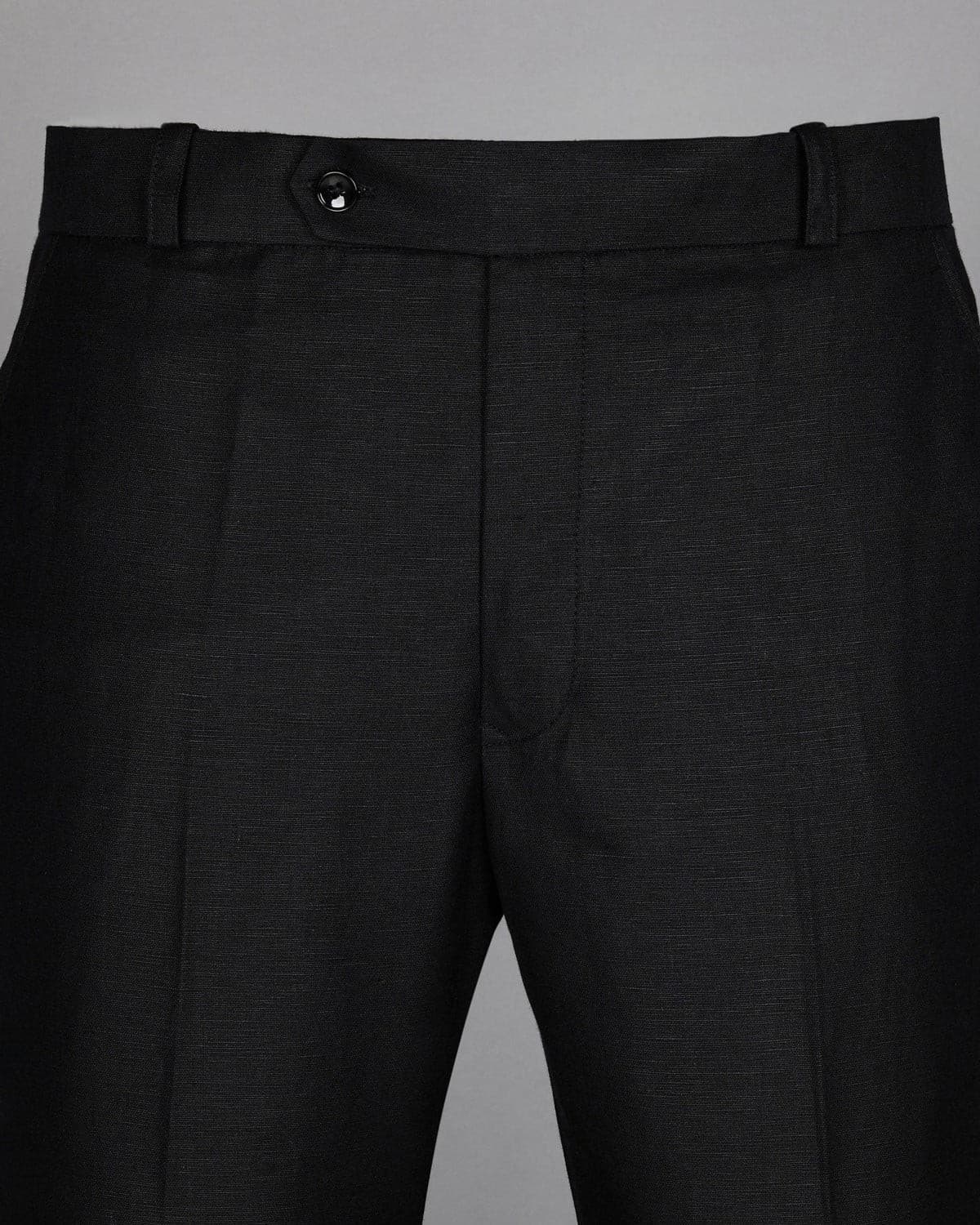Black Luxurious Linen Pant