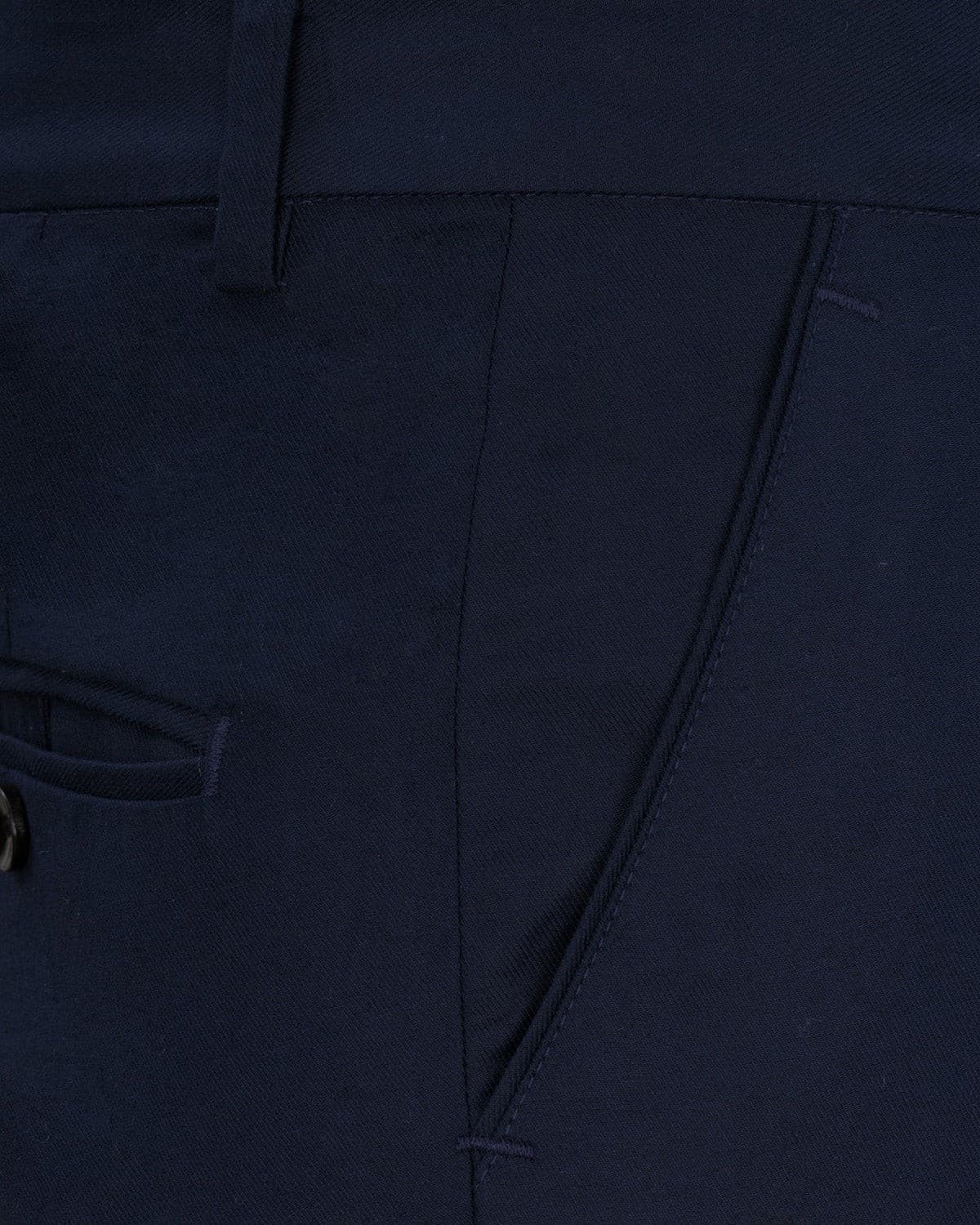 Navy Normal Fit Trousers