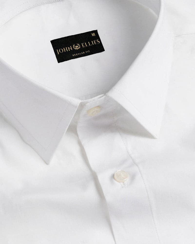 White Super Soft Premium Cotton Luxury Formal Shirt
