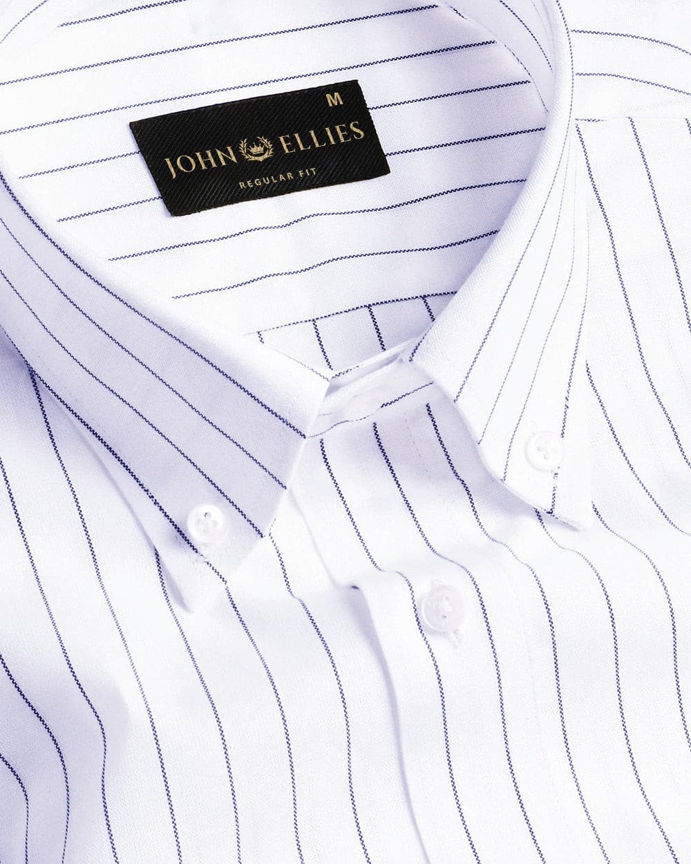 Navy Stripe Premium Cotton Men's Formal Shirt