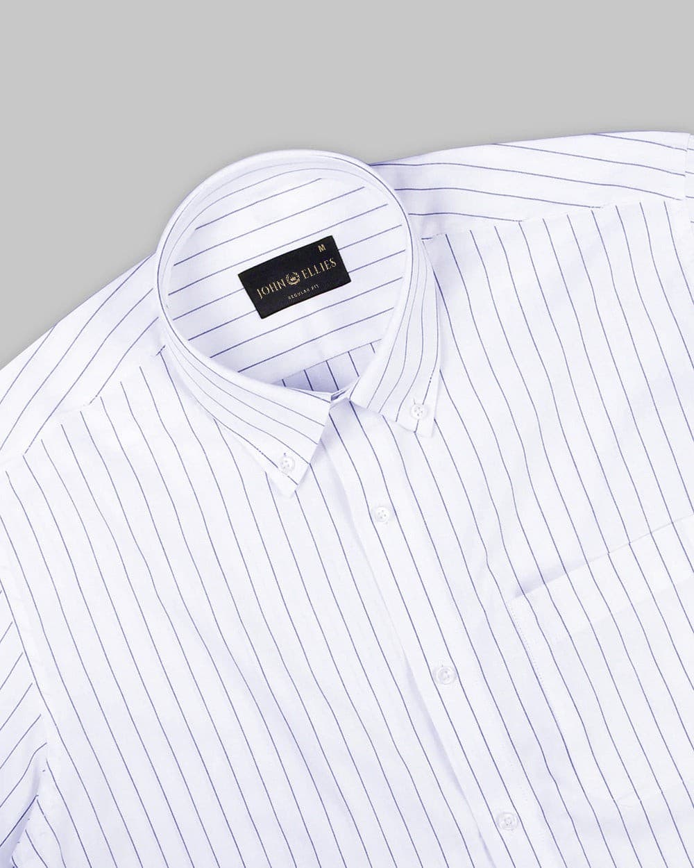 Navy Stripe Premium Cotton Men's Formal Shirt