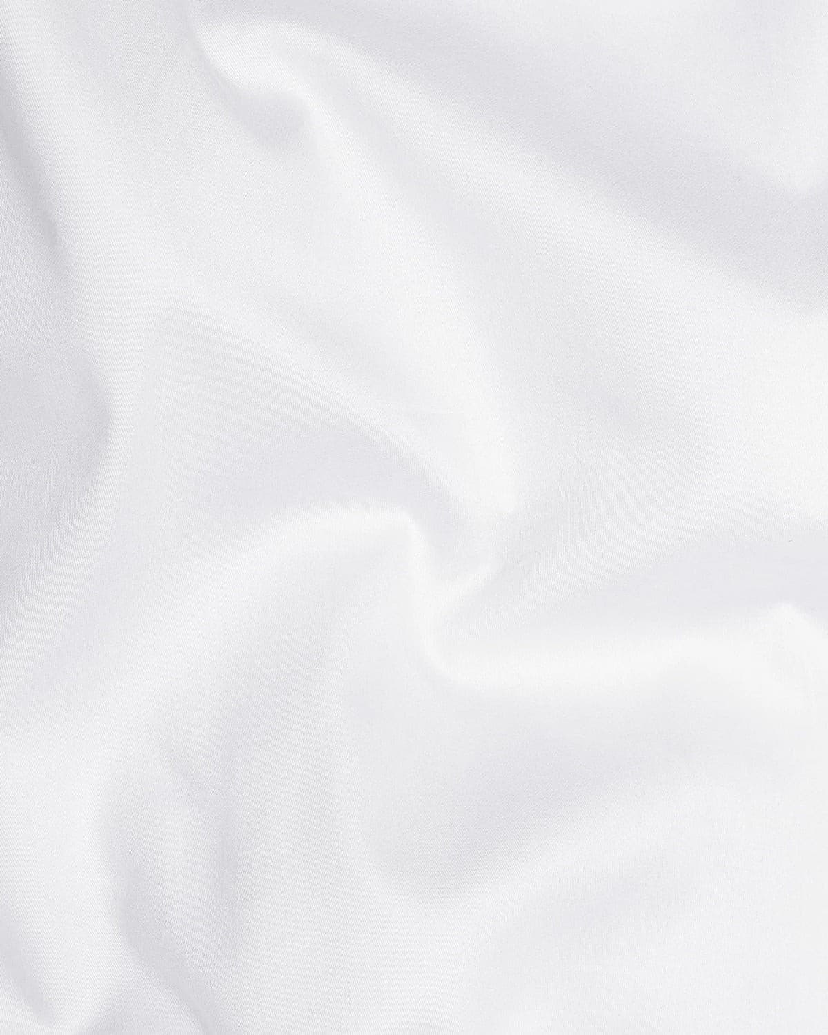 Bright White Premium Giza Cotton Shirt With Black Collar and Cuffs