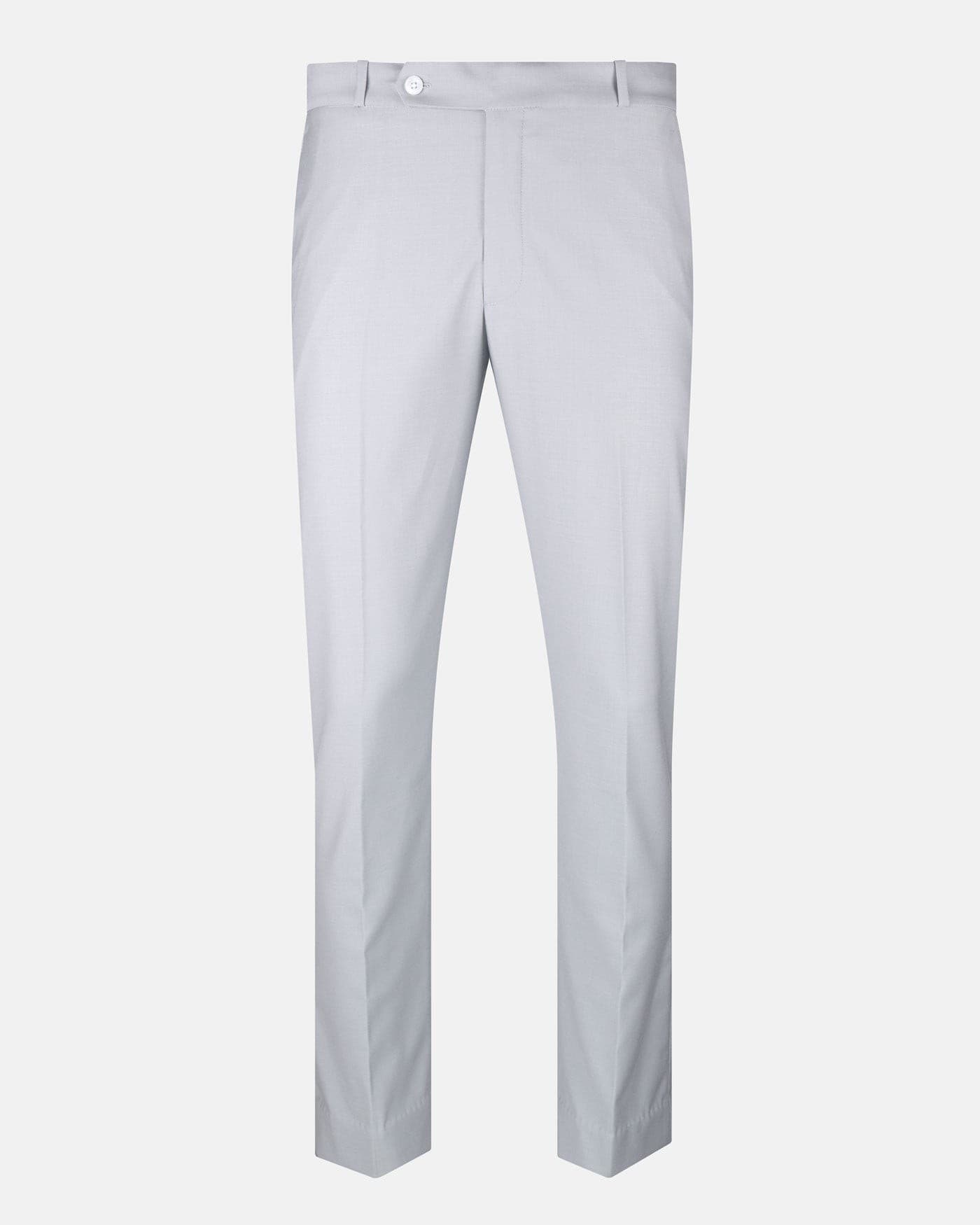 Crestline Mist Grey Normal Fit Cotton Pant