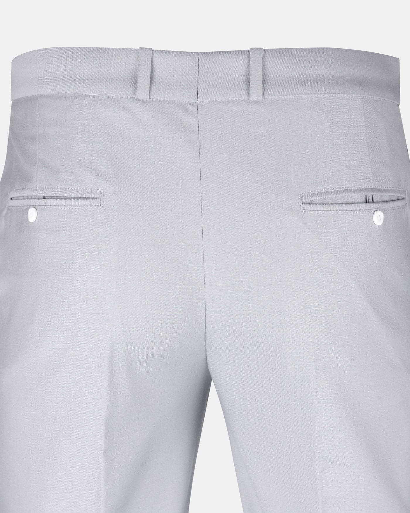 Crestline Mist Grey Normal Fit Cotton Pant