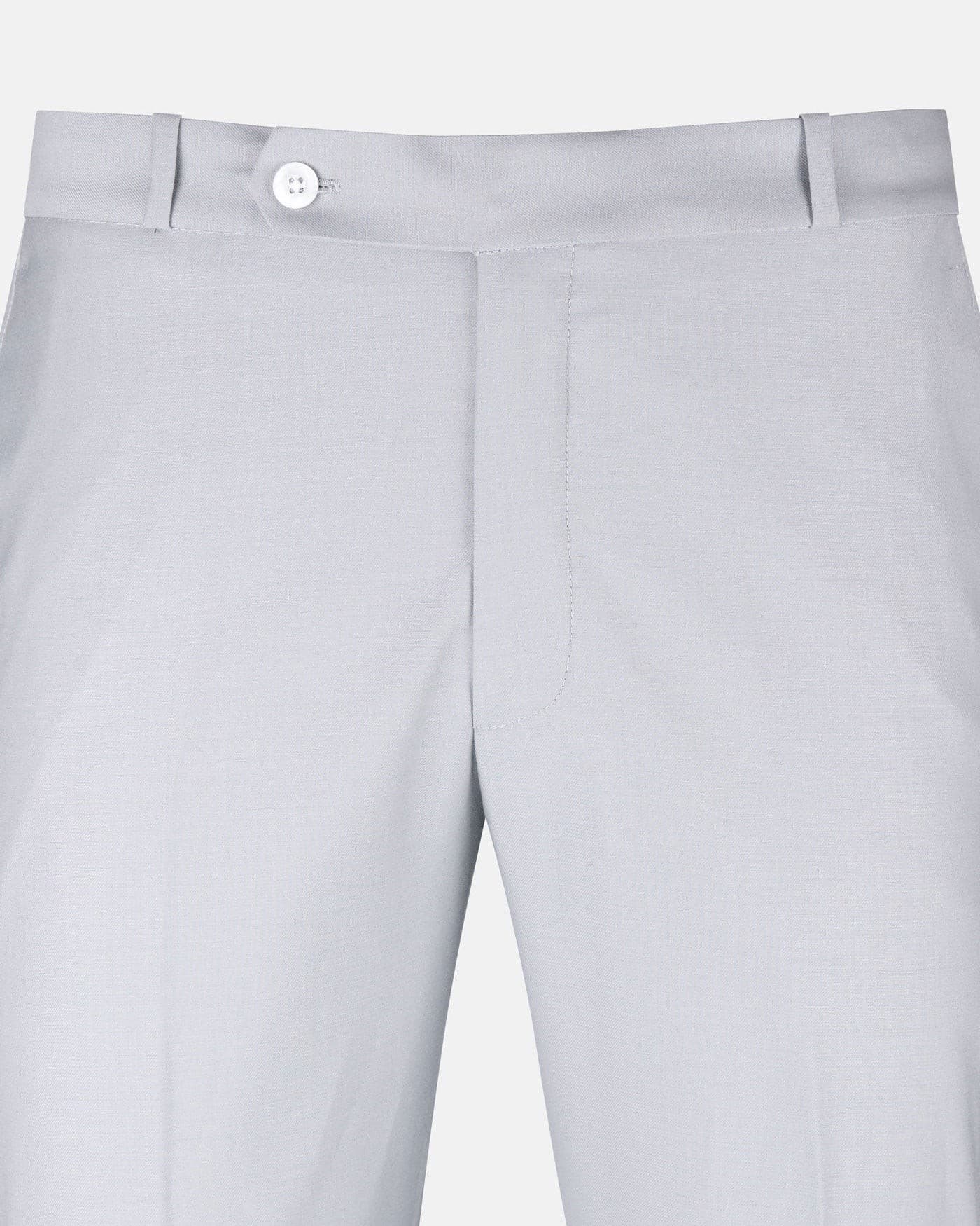 Crestline Mist Grey Normal Fit Cotton Pant