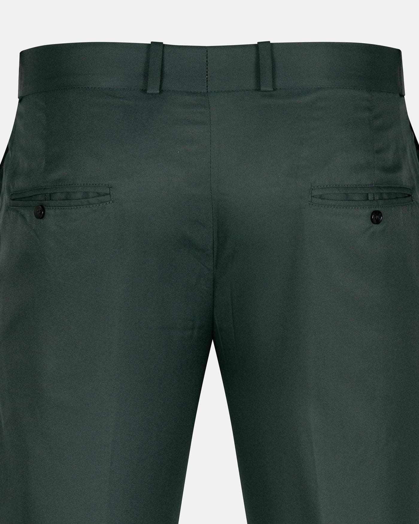 Exquisite Dark Green Cotton Formal Pant