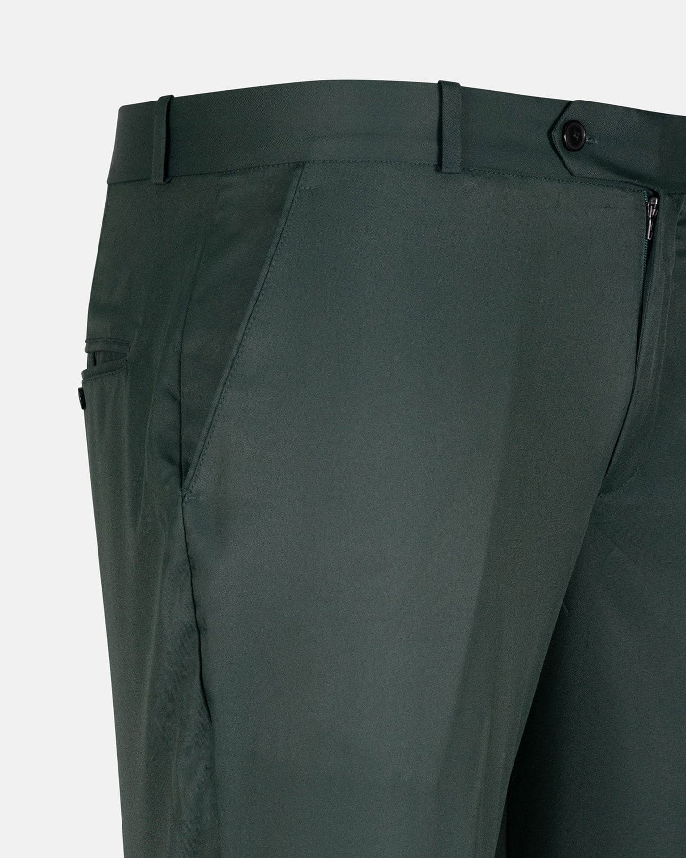 Exquisite Dark Green Cotton Formal Pant