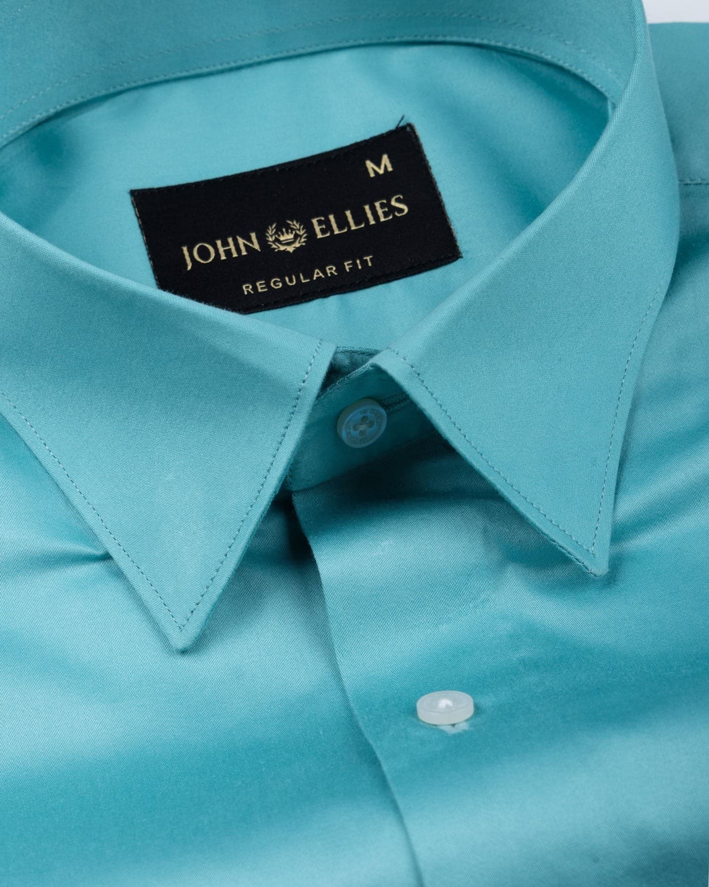 Rostin Turquis Hidden Button Down Giza Cotton Shirt