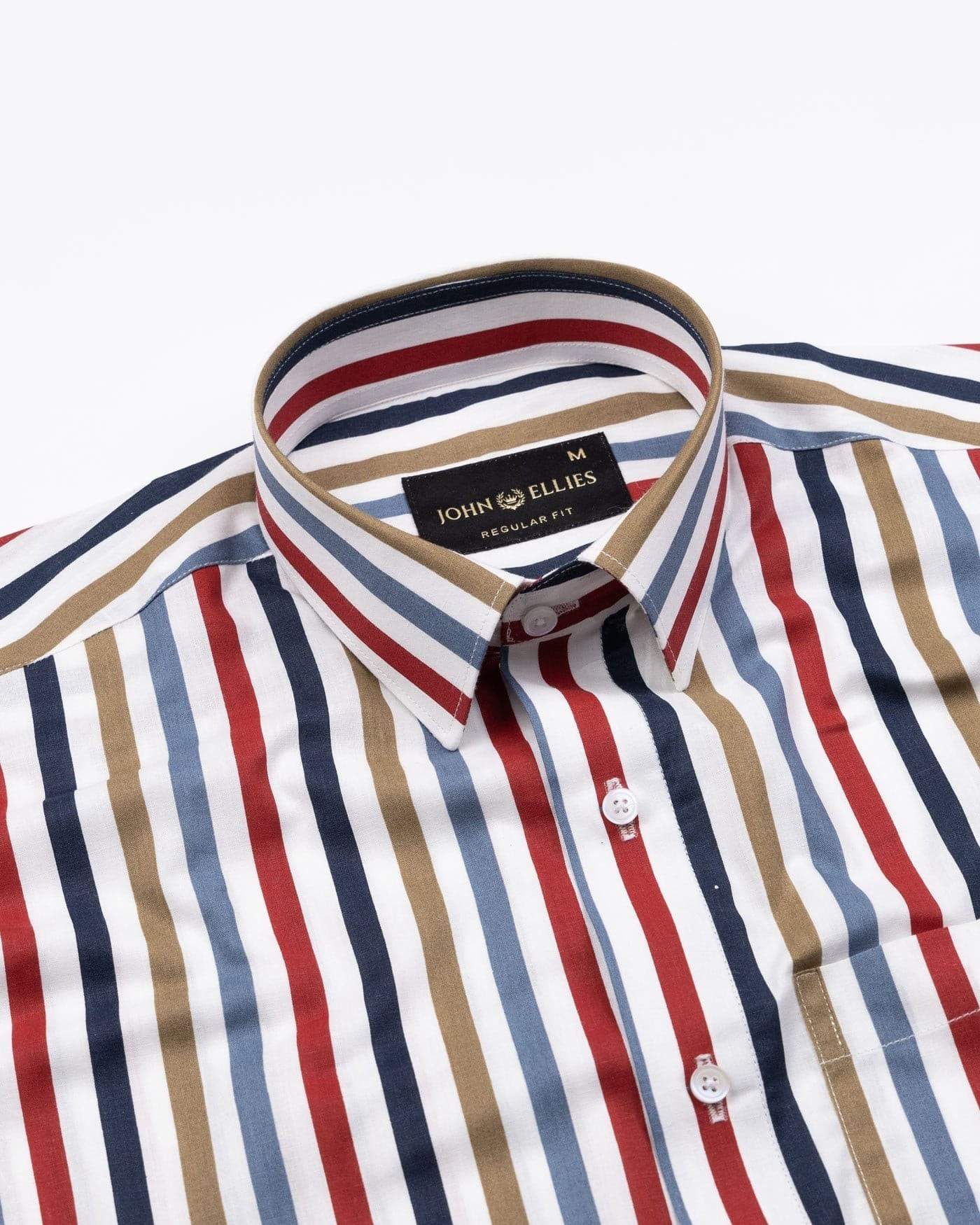 Clemence Multicolor Cotton Stripes Shirt