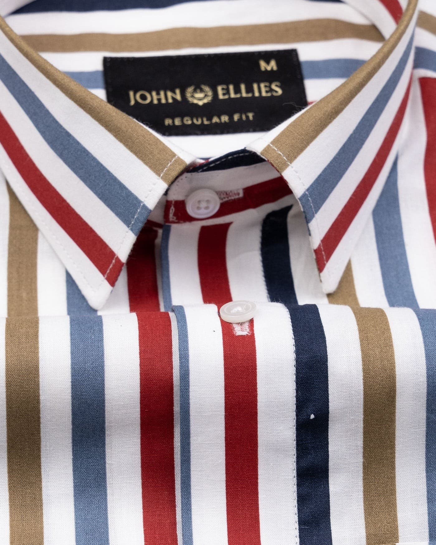 Clemence Multicolor Cotton Stripes Shirt