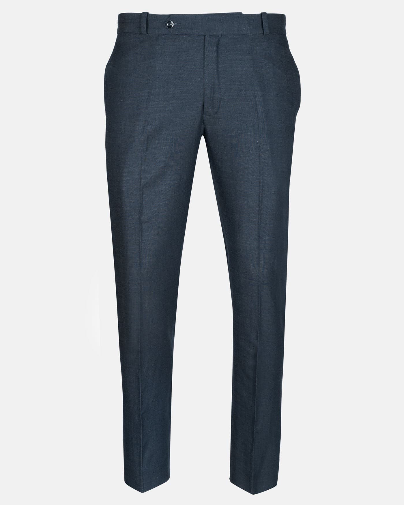 Zalix Teal Linen Formal Pant
