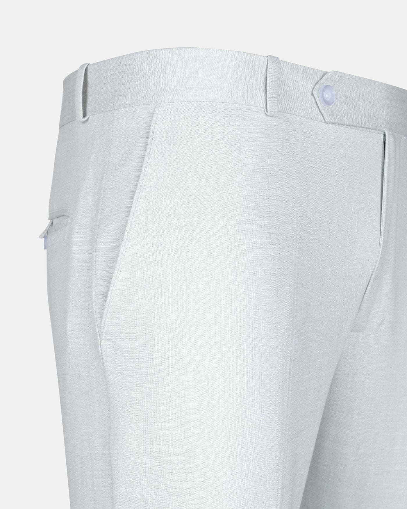 Zalix Pastel Olive Linen Formal Pant
