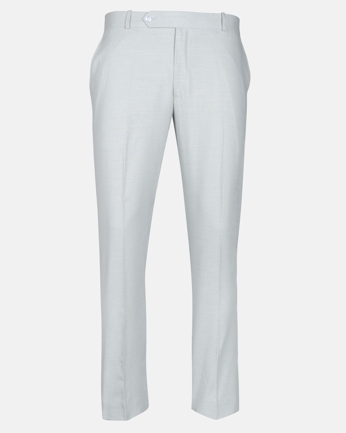 Zalix Pastel Olive Linen Formal Pant