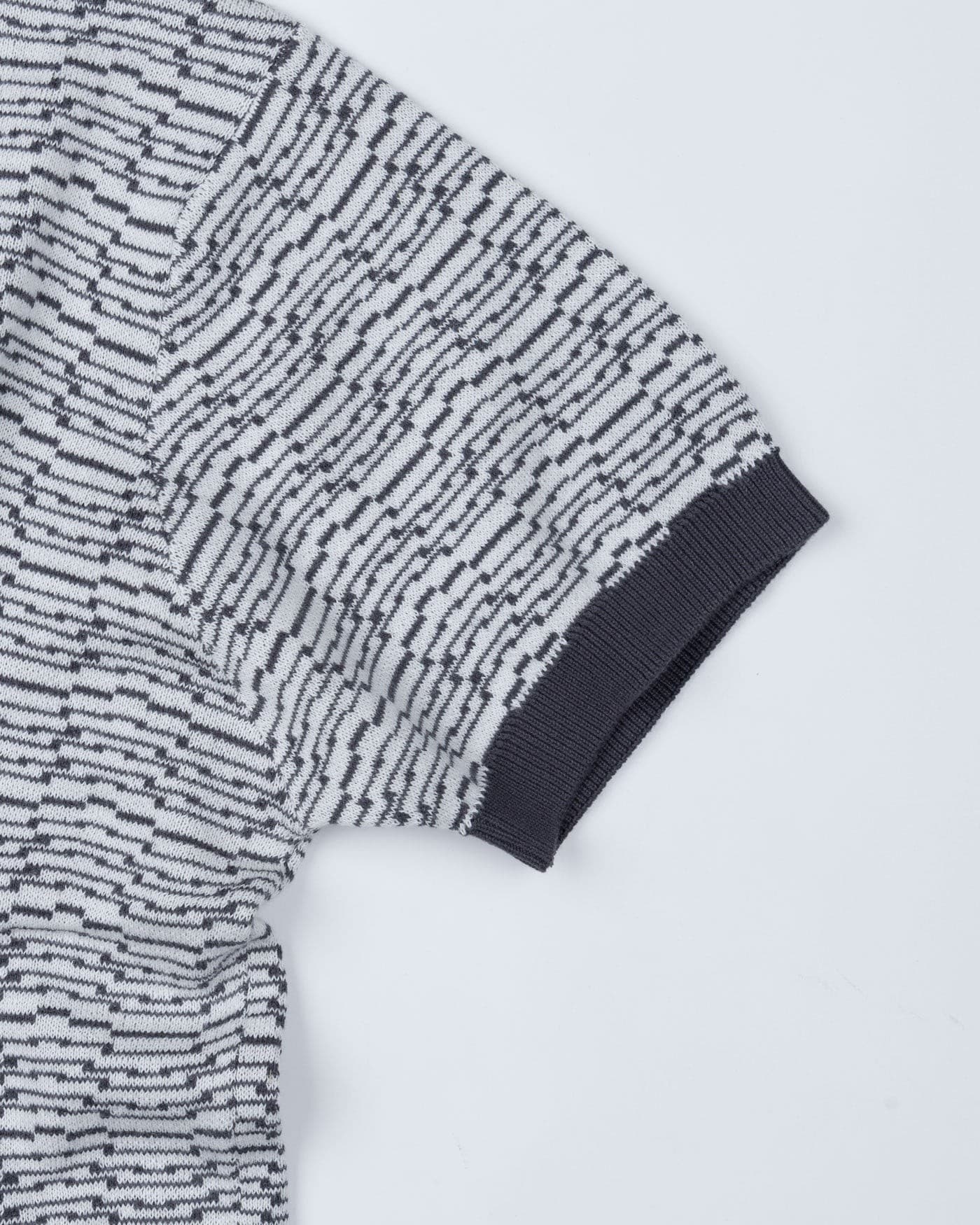 Lustra Grey Cotton Polo T-Shirt