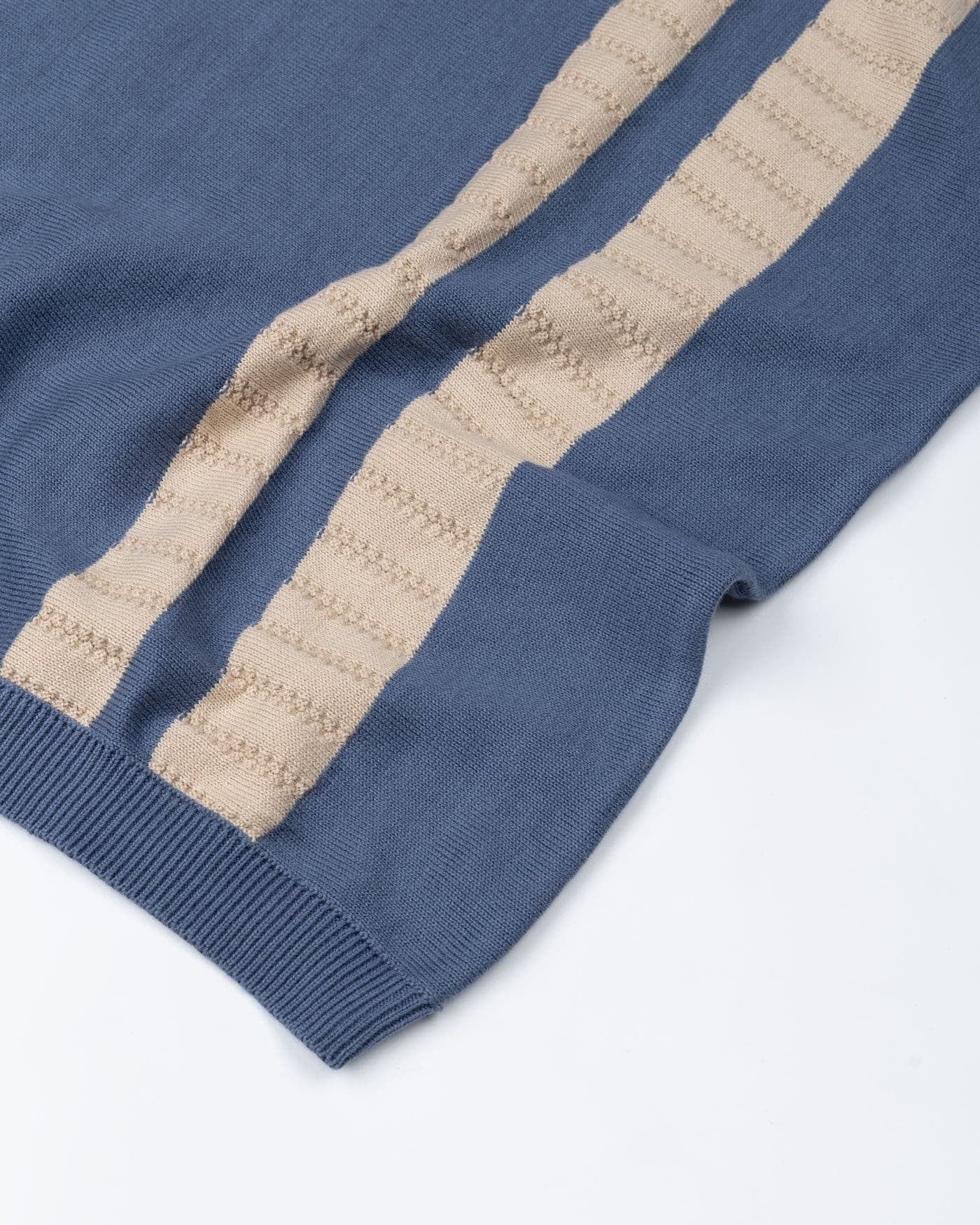 Sailros Grey Cotton Polo T-Shirt