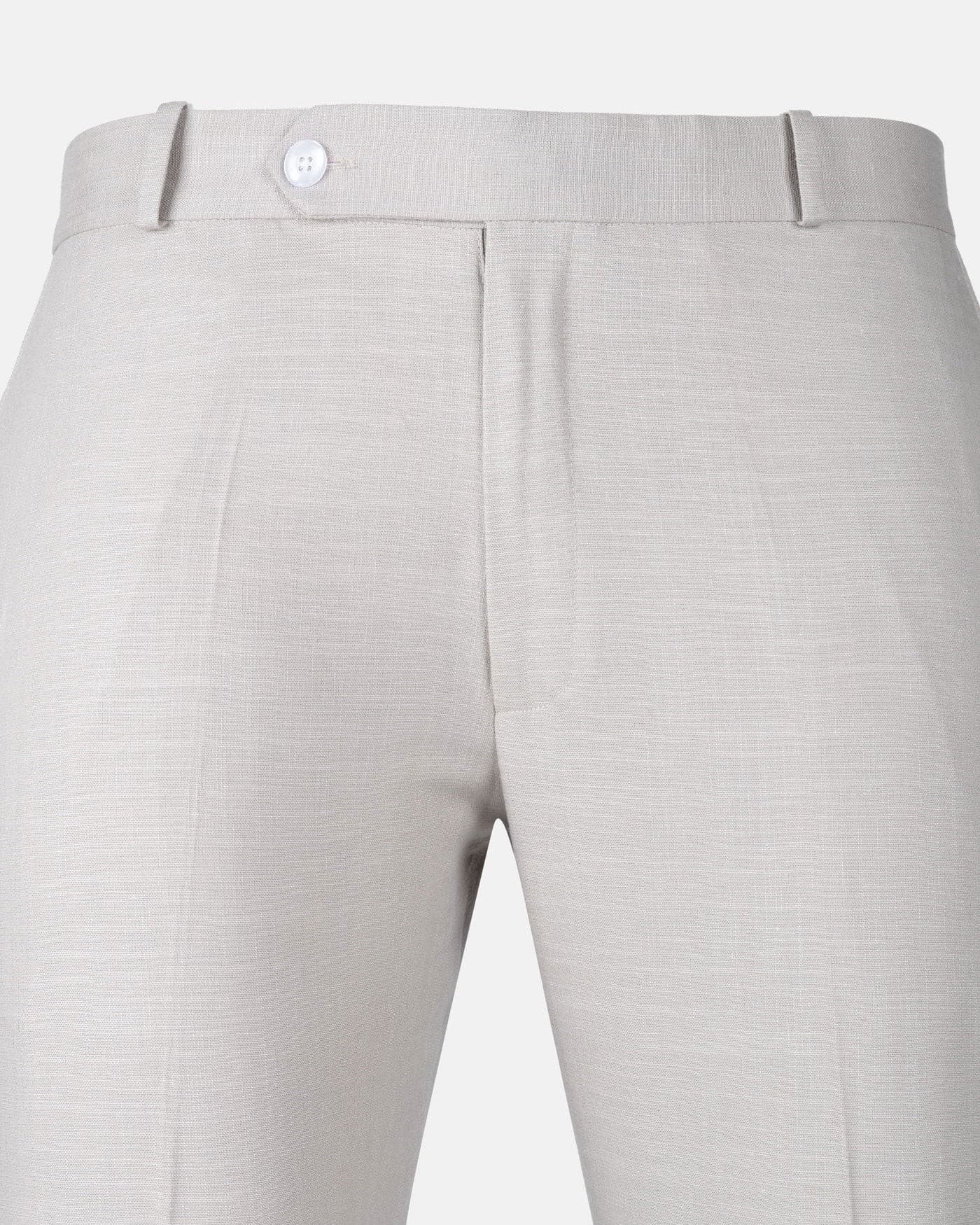 Zalix Bone Linen Formal Pant