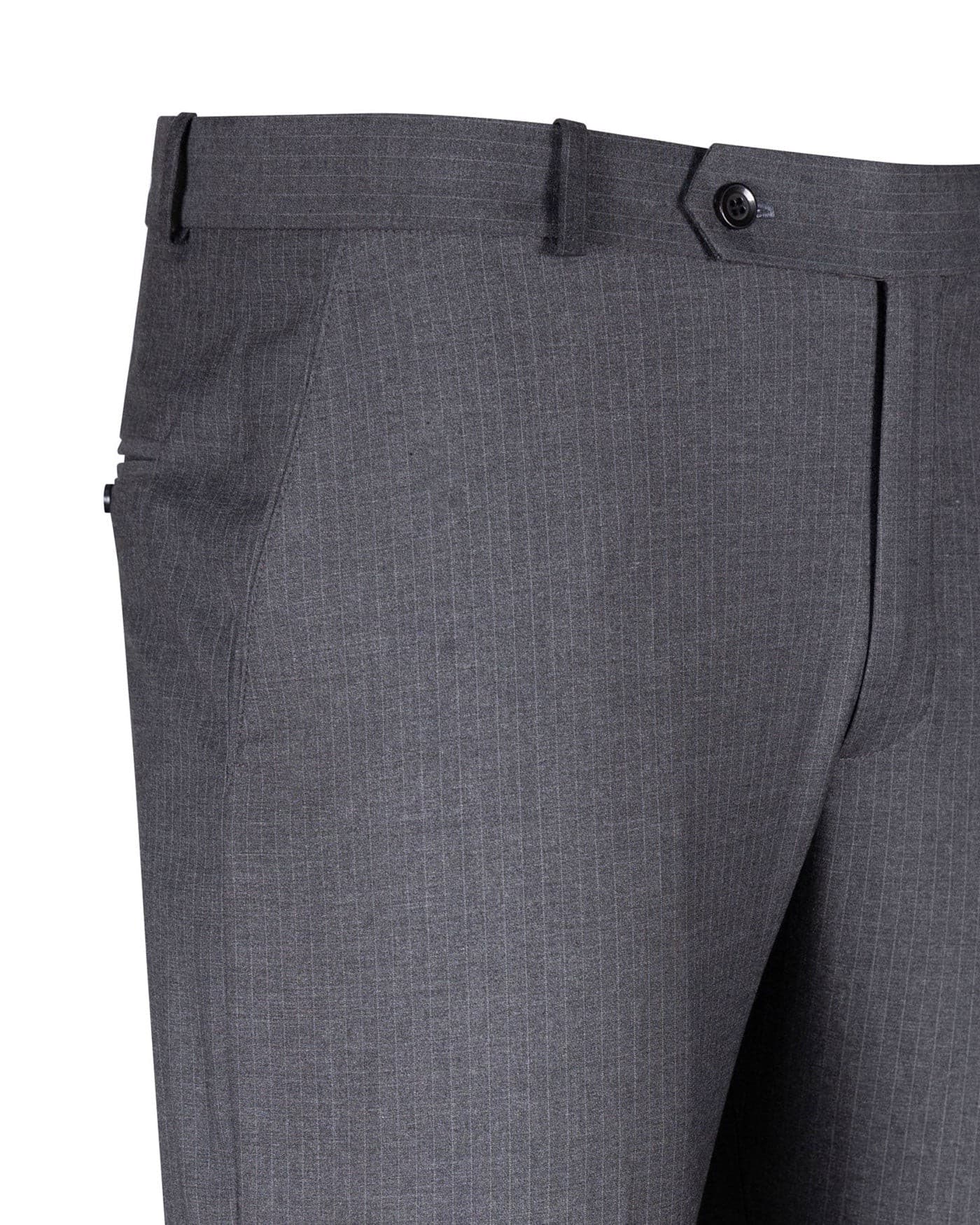 Epsilon Dark Grey Stripe Formal Pant