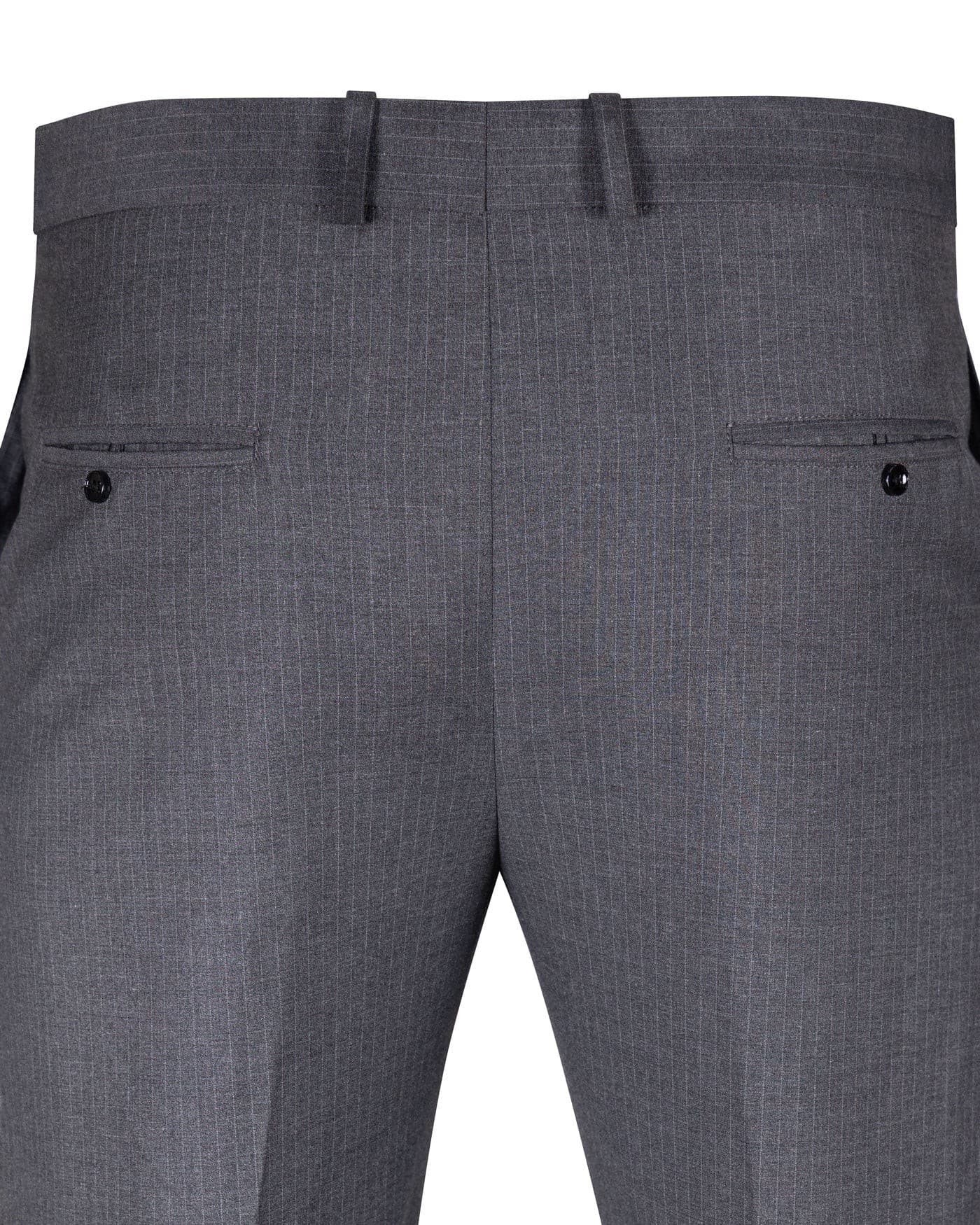 Epsilon Dark Grey Stripe Formal Pant
